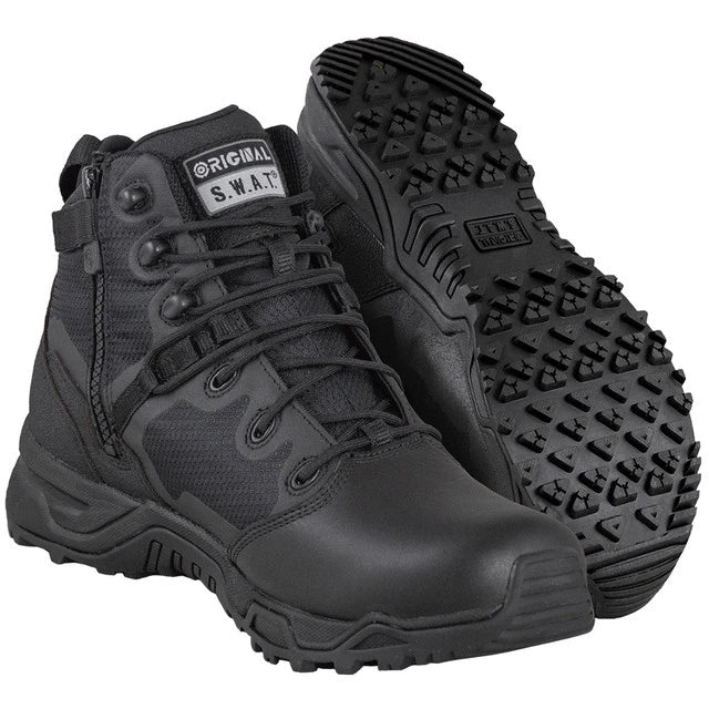 Original SWAT Alpha Fury 6 Waterproof Boots Black 15 Wide