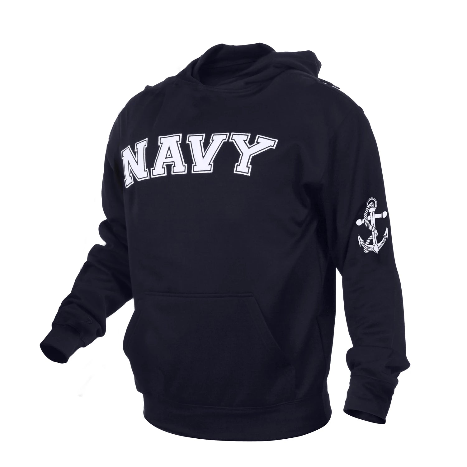 Rothco Navy Embroidered Pullover Hoodie Sweatshirt Army Navy