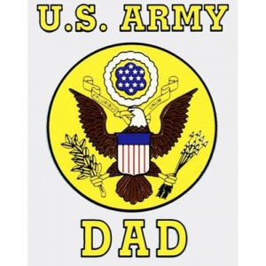 U.S. Army Decal - 3" x 4" - "U.S. Army Dad"