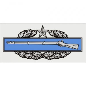 U.S. Army Decal - 4.6" x 2" - CIB 2nd Award