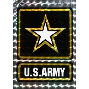 U.S. Army Decal - 4" x 3" Star Prism