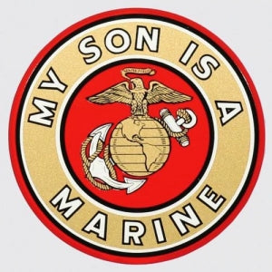 U.S. Marines Decal - 4" - "My Son..."