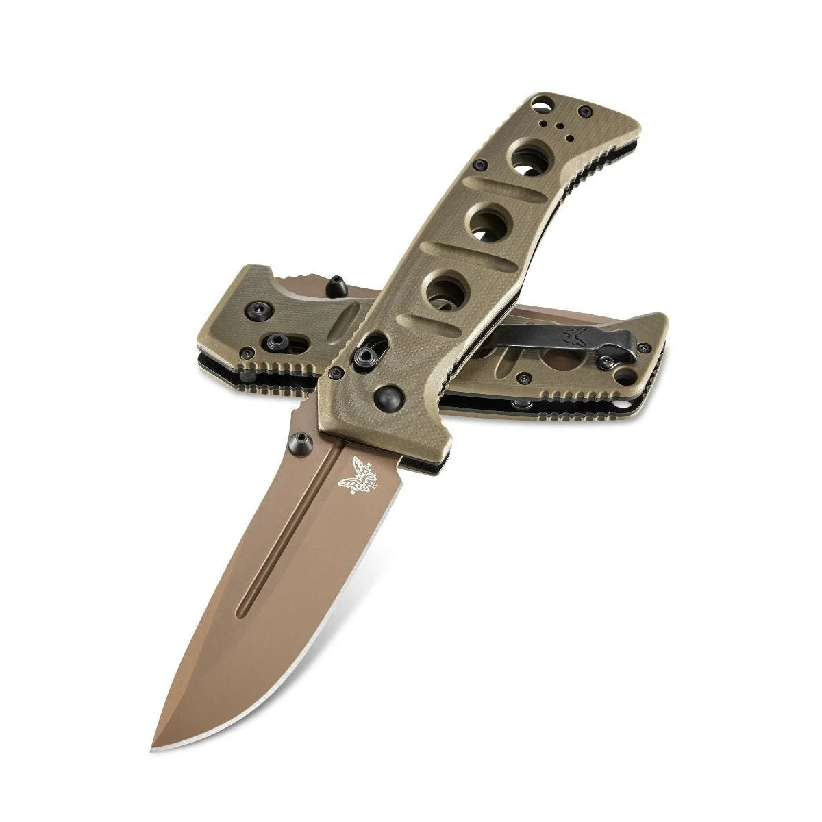 Benchmade | Adamas Tactical Folding Knife | Olive Drab – Army Navy