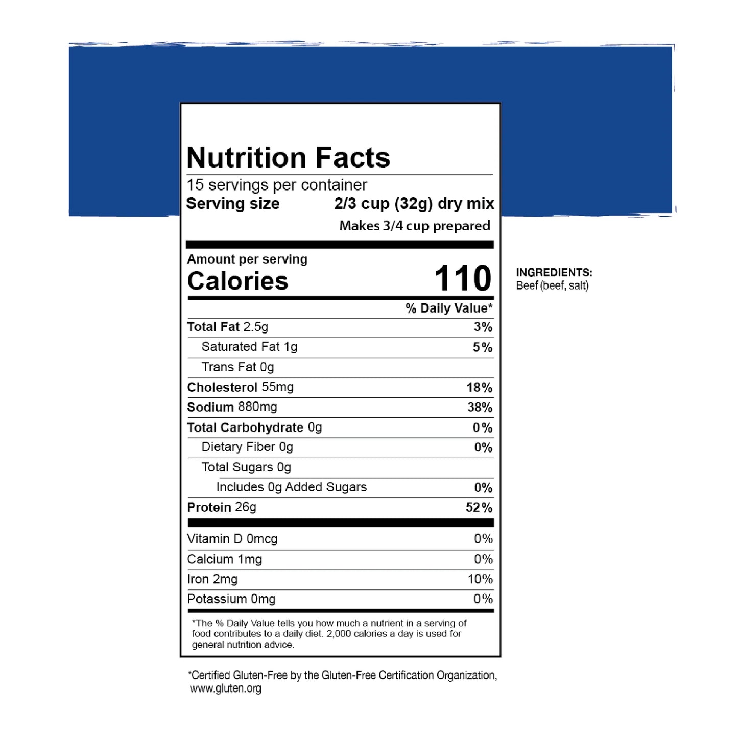 Mountain House #10 Can MRE | Diced Beef