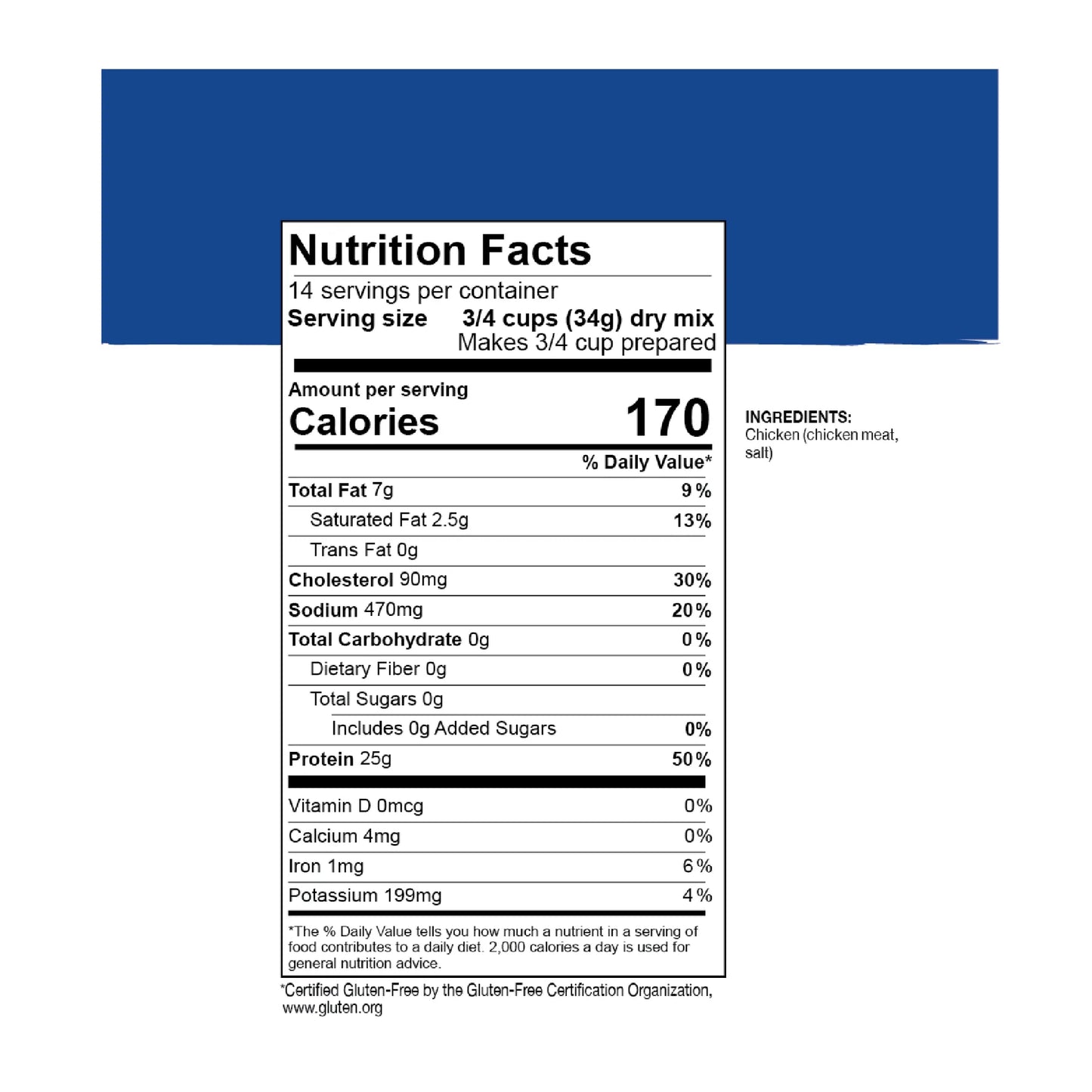 Mountain House #10 Can MRE | Diced Chicken