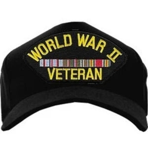 Veteran Ball Cap - WWII Veteran Europe with 3 Ribbons