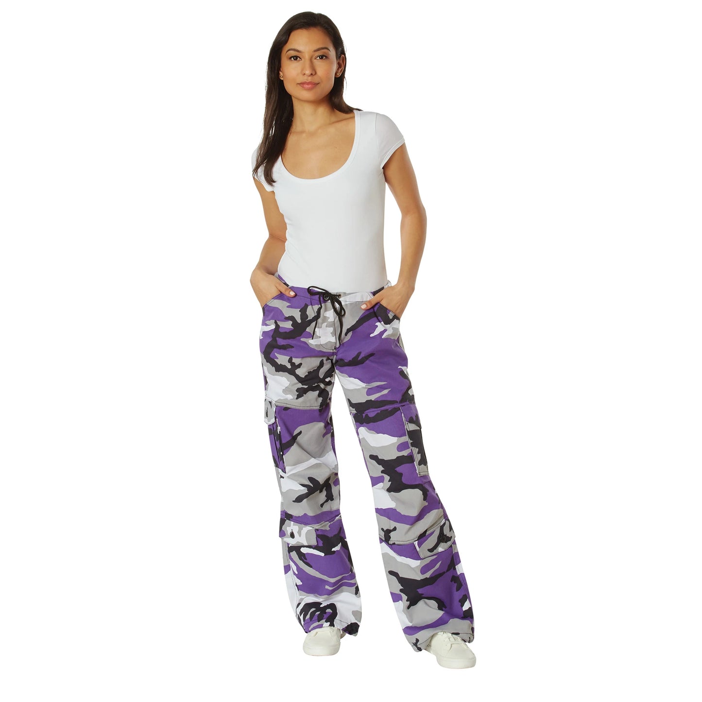 Rothco | Women's Paratrooper Ultra Violet Camo Fatigues