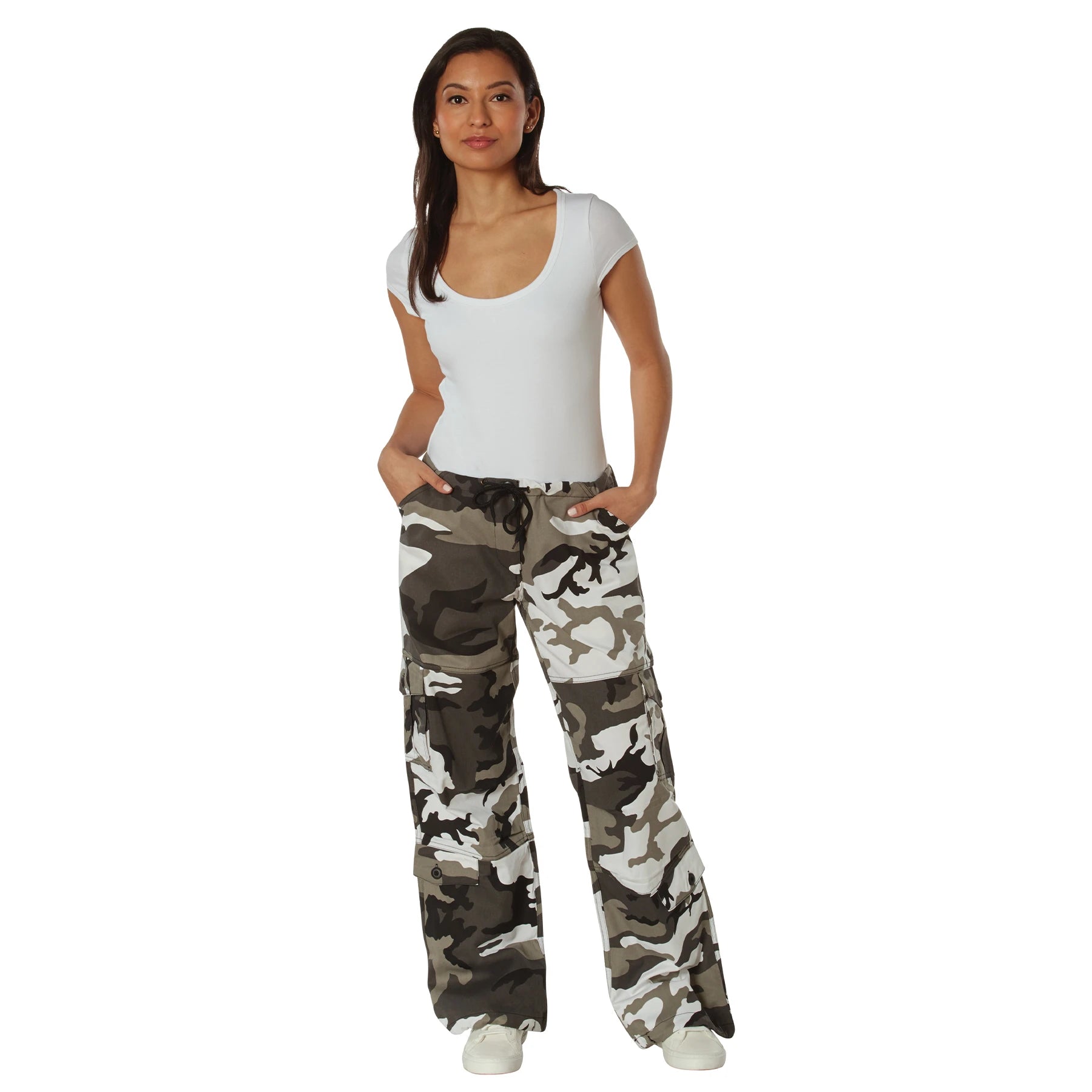 Womens army top fatigue joggers