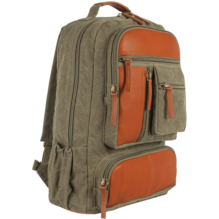 Fox | Classic Retro Cantabrian Excursion Rucksack w/Leather