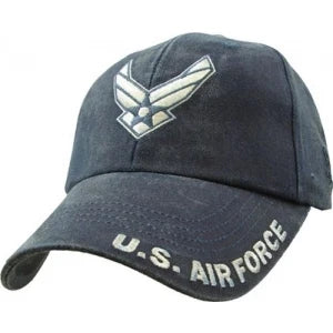 USAF Ballcap - Air Force with Wings - Grey