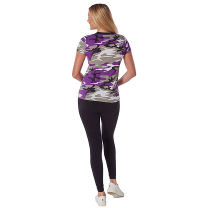 Rothco | Women's Ultra Violet Camo Short Sleeve T-Shirt