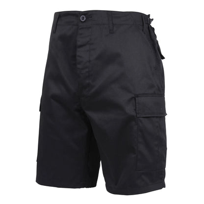 BDU Shorts - Black - Polyester/Cotton