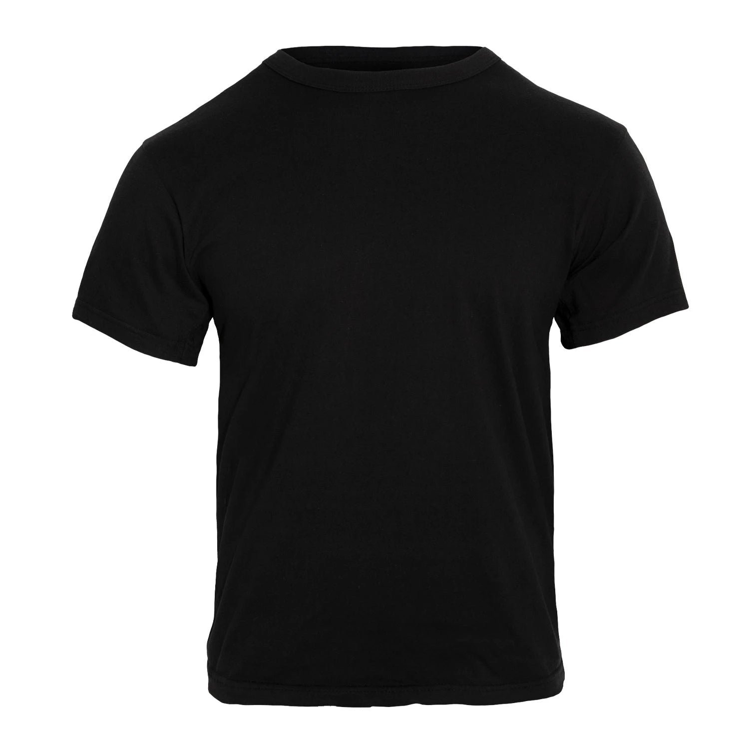 Rothco | Black 100% Cotton Short Sleeve T-Shirt