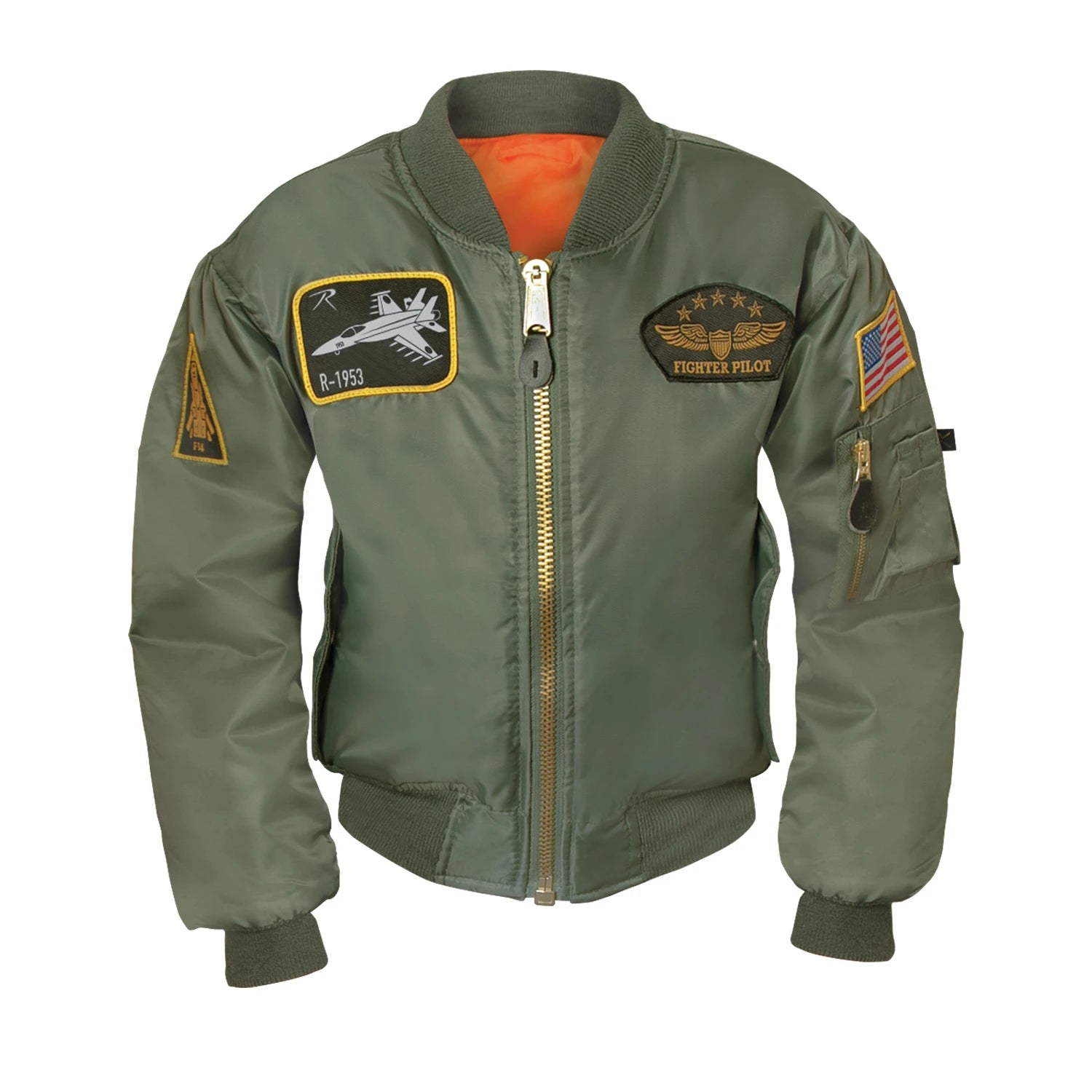 Rothco | Kids Flight Jacket With Patches