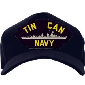 US Navy ID Ballcap - Tin Can Navy with Destroyer