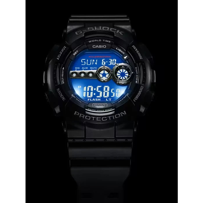 Watch - Casio G-Shock Black Resin Digital Military X-Large Mens Watch