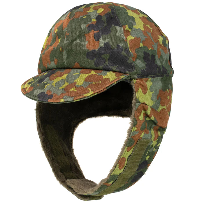 German Flecktarn Winter Cap – Army Navy Marine Store