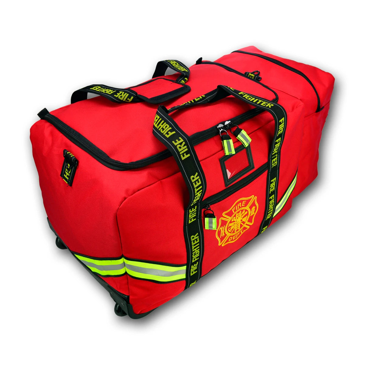 Value Rolling Firefighter Turnout Gear Bag w/ Rollerblade Wheels