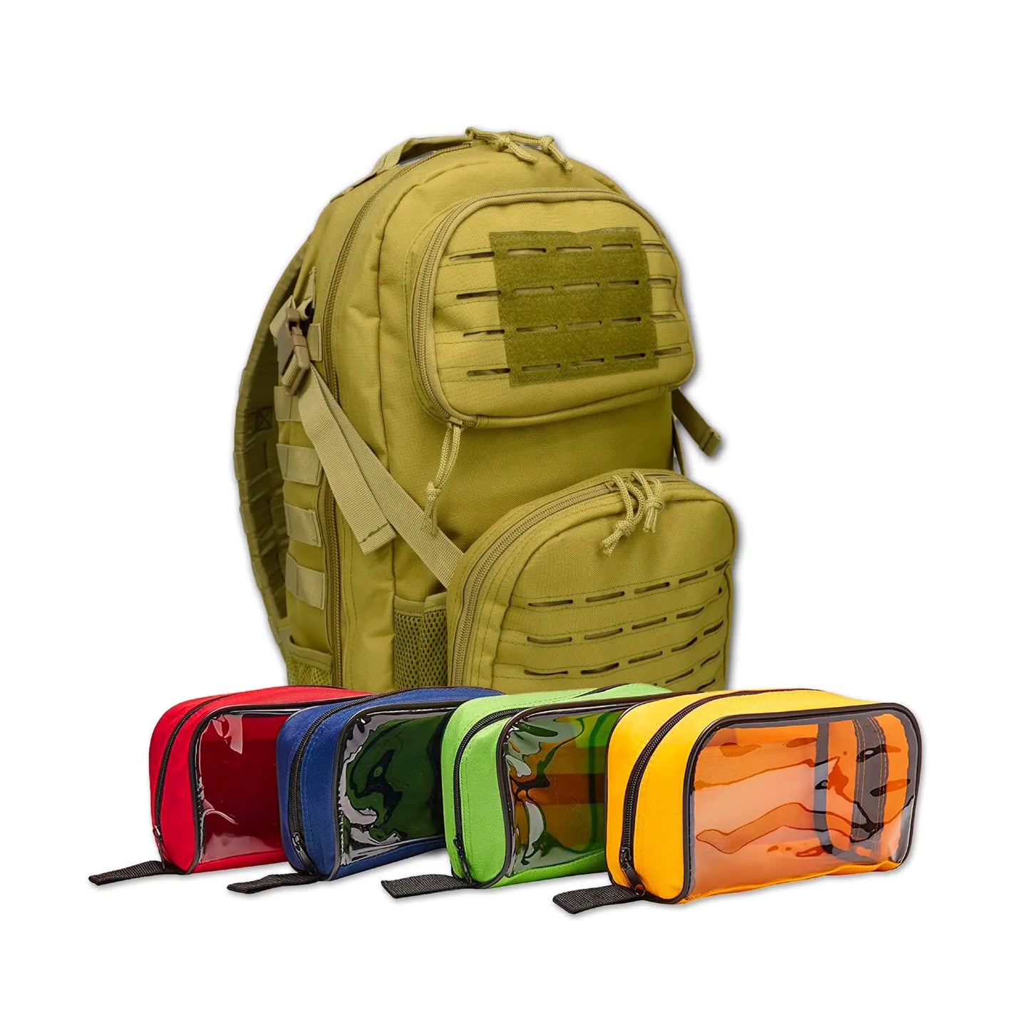 Premium MOLLE, IFAK trauma backpack w Trauma Medical Kit