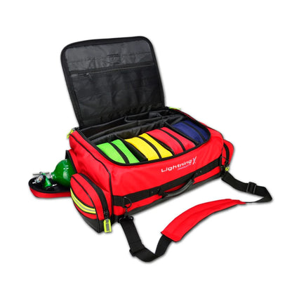 Premium Modular ALS Oxygen Trauma Bag with Premium Medical First Aid Trauma Fill Kit