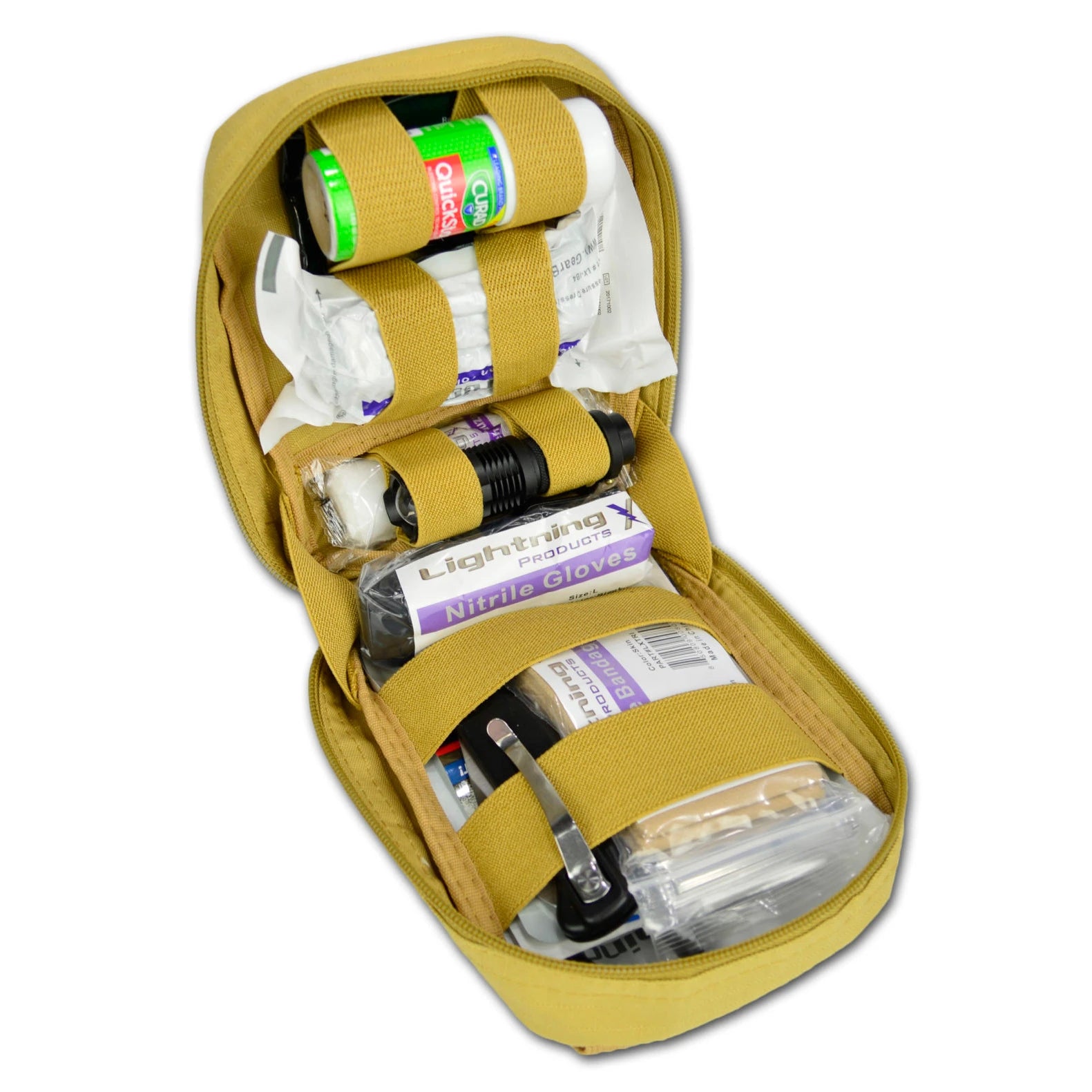 Trauma & Bleeding Control Individual First Aid Kit w/ Tactical MOLLE I –  Army Navy Marine Store