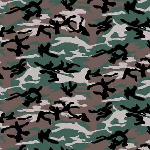 Woodland Camo Print Bandana