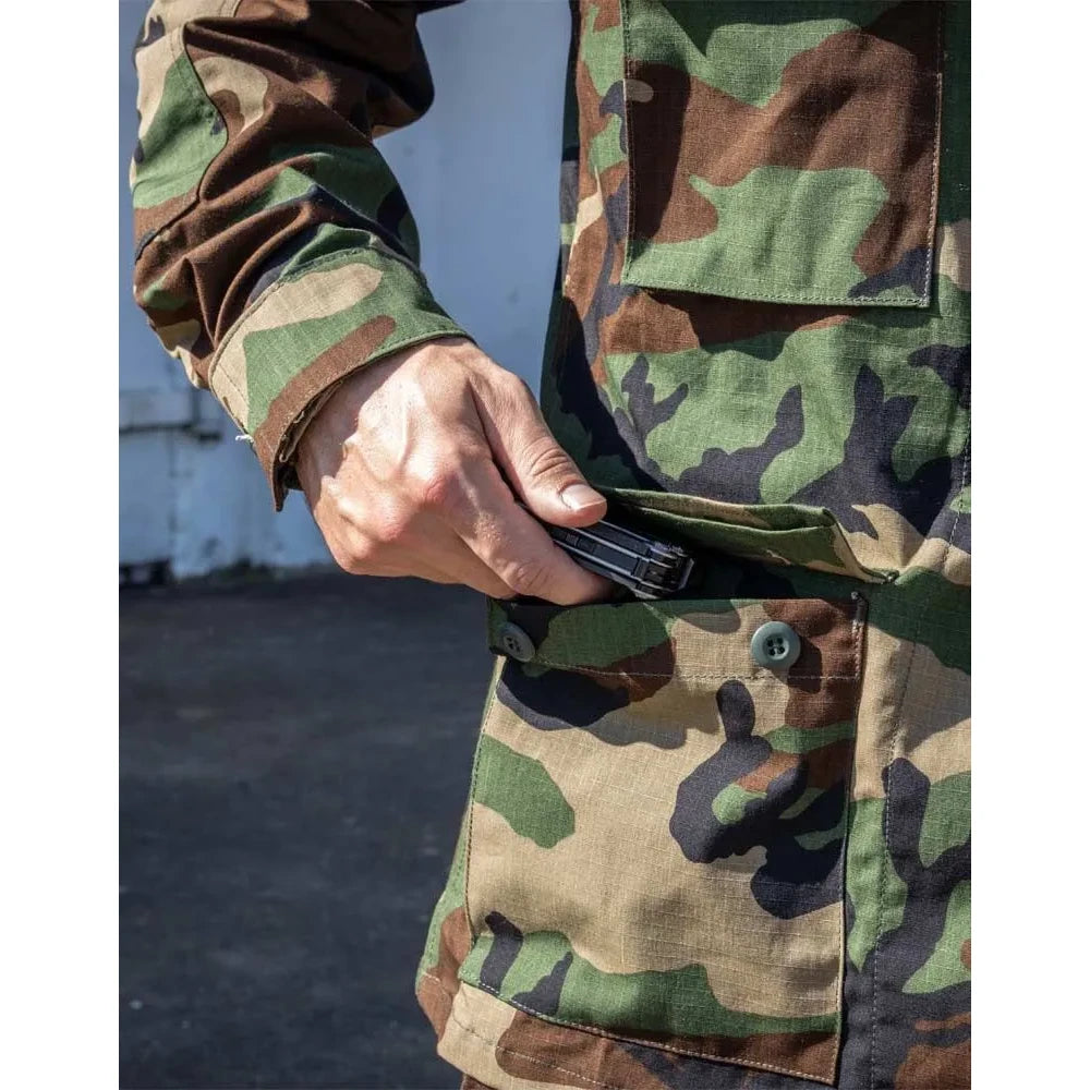 Propper | Woodland Camo BDU Coat - Poly/Cotton