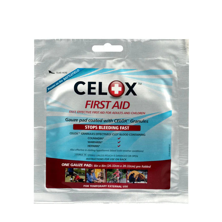 Celox 8" x 8" Hemostatic Gauze Pad