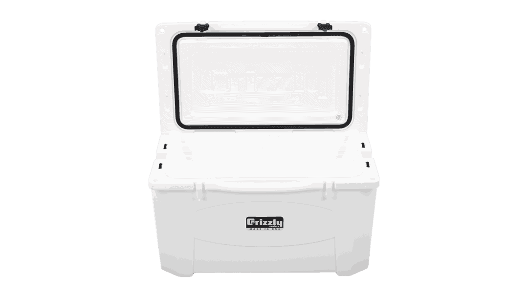 Grizzly 60 Hard Sided Cooler - White