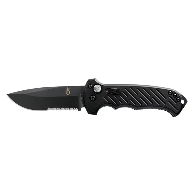 Gerber - Auto - Drop Point, Serrated Automatic Opening Knife