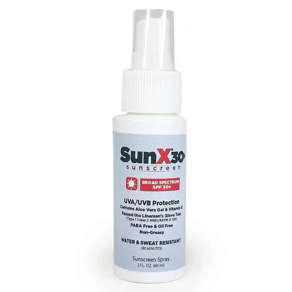 SunX30 Sunscreen Spray 2oz Bottle - Case of 12