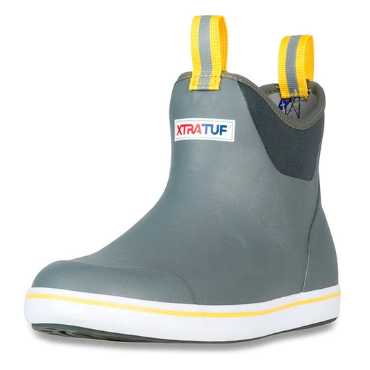XtraTuf Ankle Deck Boot Gray/Yellow