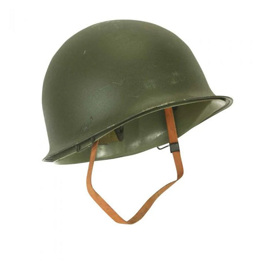 Belgian Military Steel Pot Helmet with Liner - Used