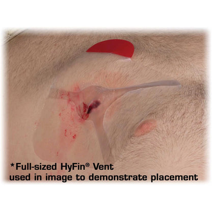 HyFin® Vent Chest Seal Twin Pack by North American Rescue – Advanced 3-Vent Trauma Seals for Tactical & Emergency Use