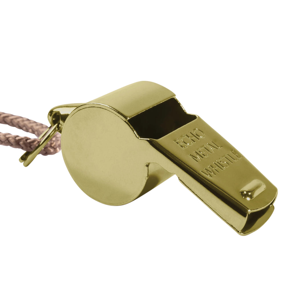 GI Style Police Whistle – Durable Metal Whistle with Lanyard