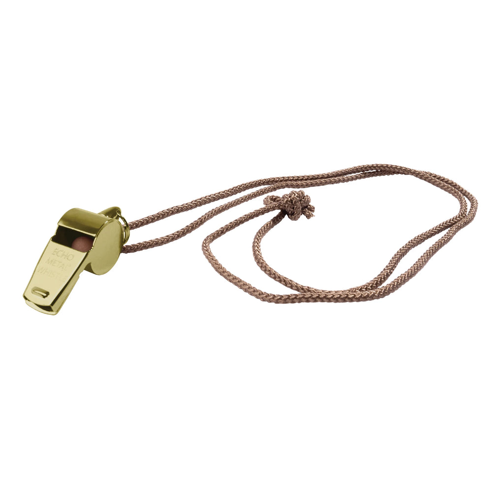 GI Style Police Whistle – Durable Metal Whistle with Lanyard