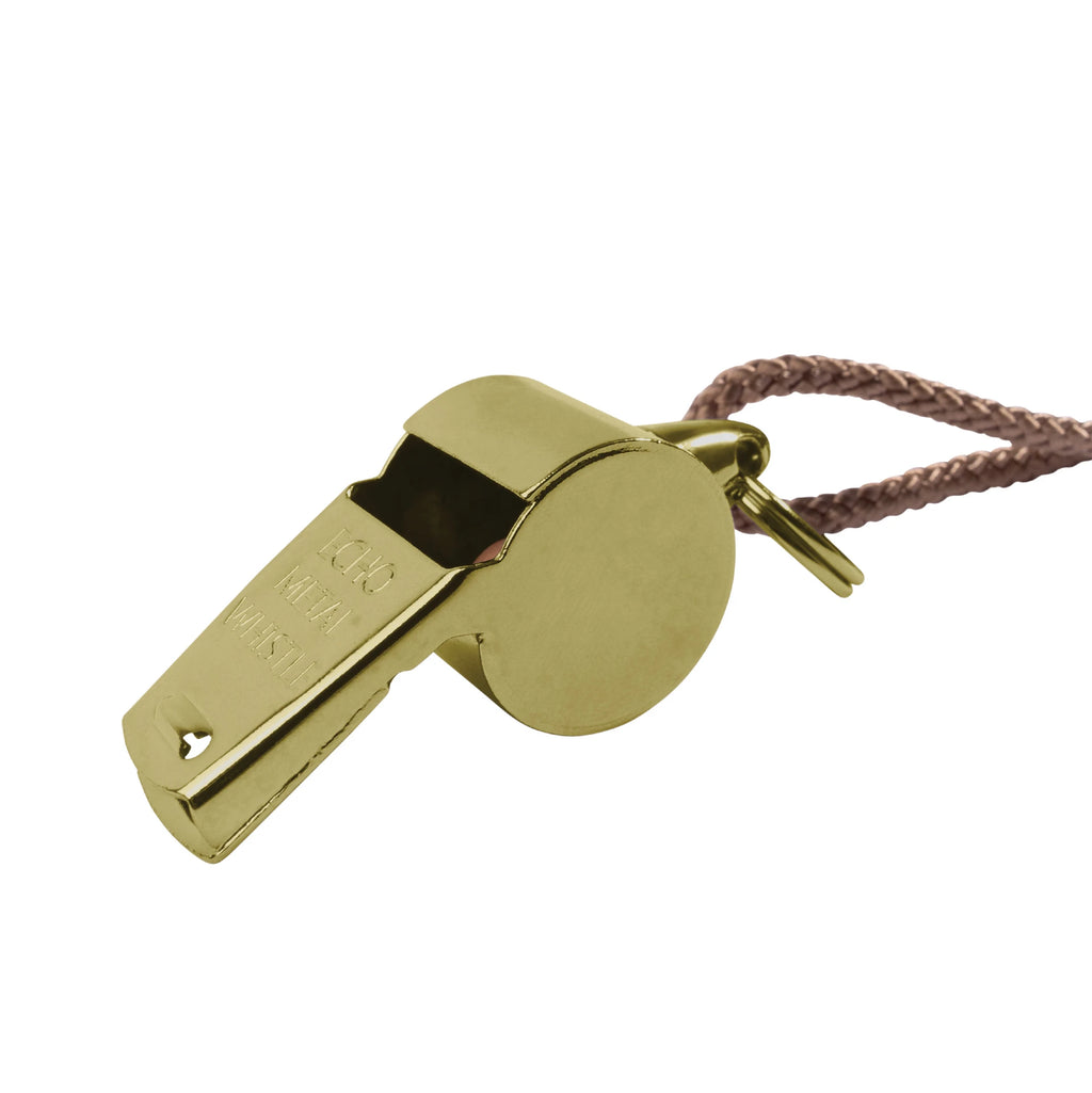 GI Style Police Whistle – Durable Metal Whistle with Lanyard