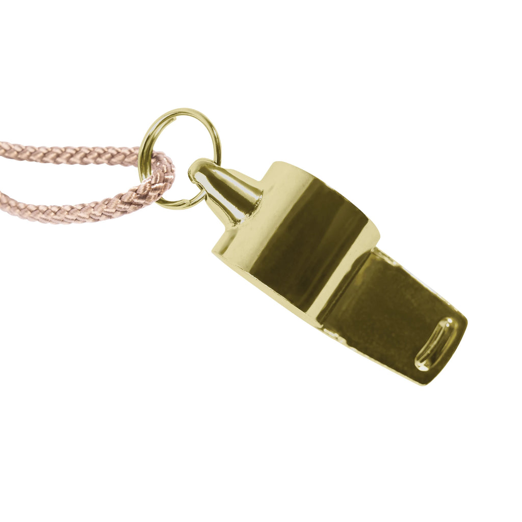 GI Style Police Whistle – Durable Metal Whistle with Lanyard