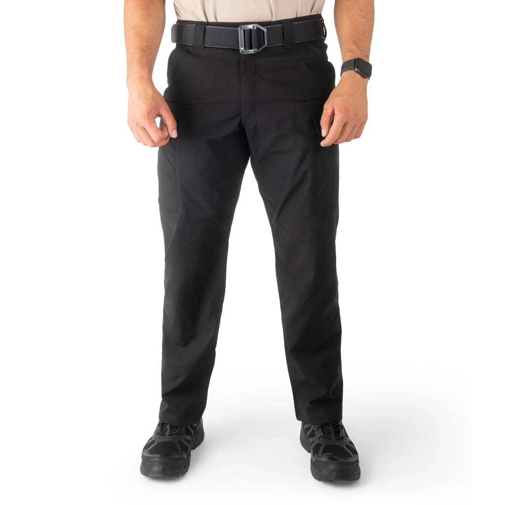 First Tactical | V2 Tactical Pants – Black - Men's Micro Ripstop Fabric, Double-Dyed for Color-Fastness, DWR Water Repellent Finish