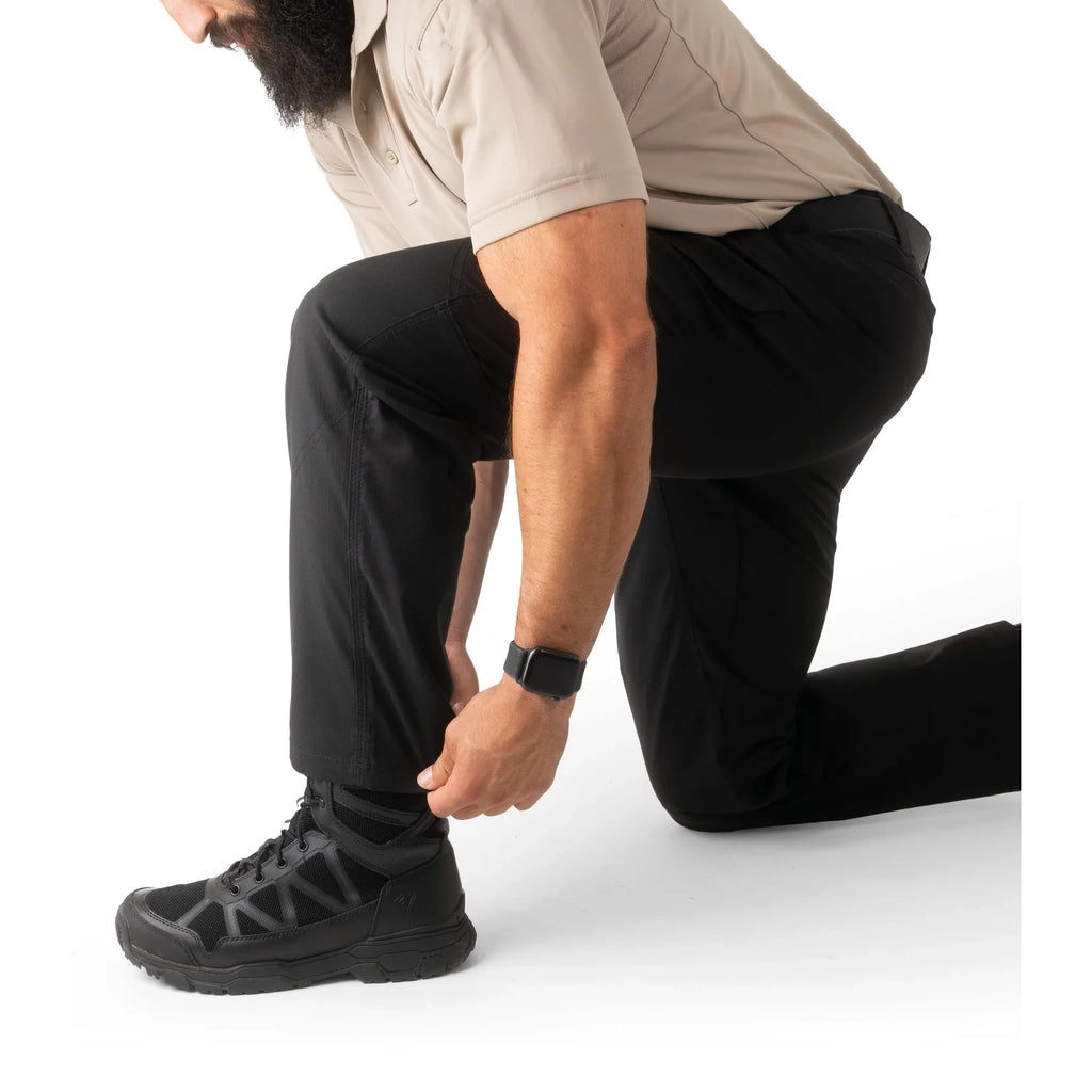 First Tactical | V2 Tactical Pants – Black - Men's Micro Ripstop Fabric, Double-Dyed for Color-Fastness, DWR Water Repellent Finish