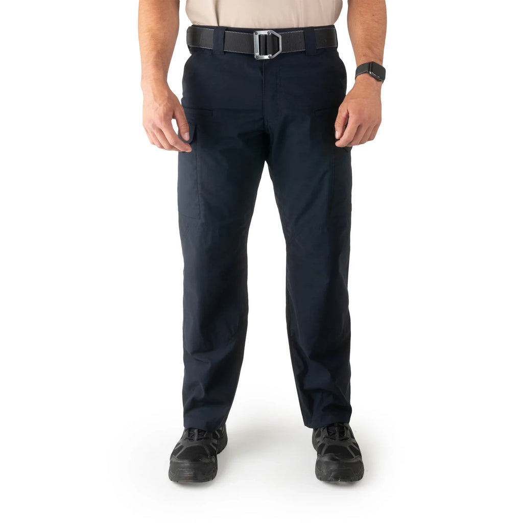 First Tactical | V2 Tactical Pants – Navy - Men's Micro Ripstop Fabric, Double-Dyed for Color-Fastness, DWR Water Repellent Finish