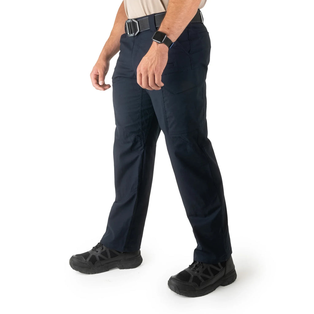 First Tactical | V2 Tactical Pants – Navy - Men's Micro Ripstop Fabric, Double-Dyed for Color-Fastness, DWR Water Repellent Finish