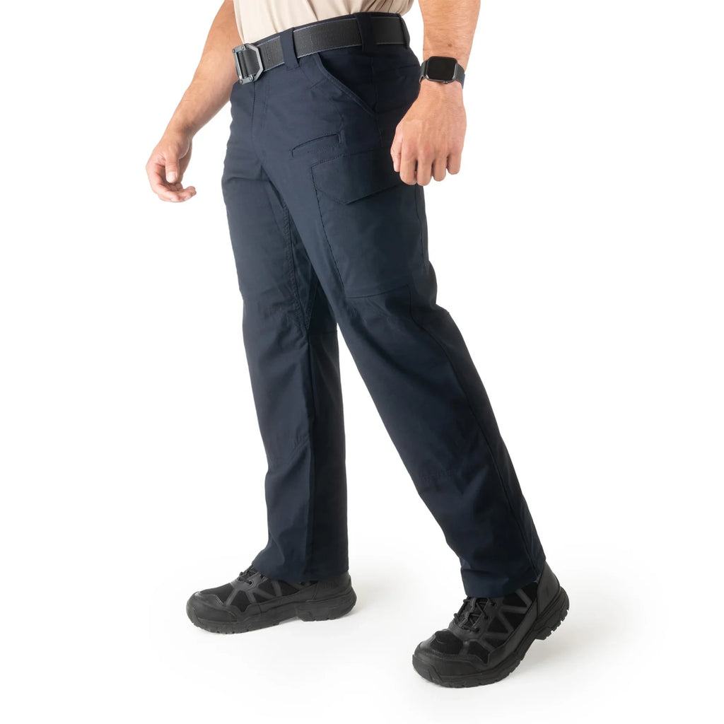 First Tactical | V2 Tactical Pants – Navy - Men's Micro Ripstop Fabric, Double-Dyed for Color-Fastness, DWR Water Repellent Finish