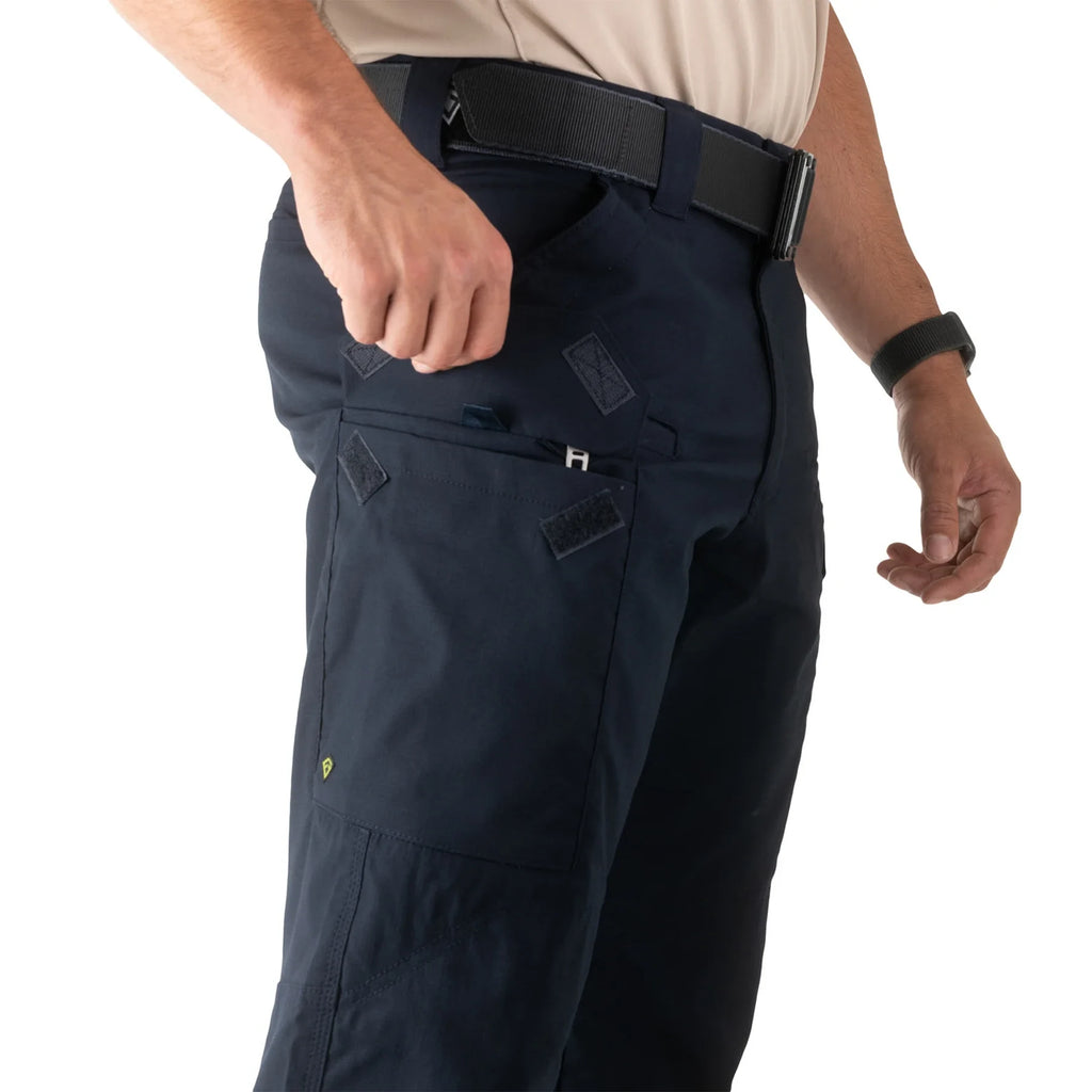 First Tactical | V2 Tactical Pants – Navy - Men's Micro Ripstop Fabric, Double-Dyed for Color-Fastness, DWR Water Repellent Finish