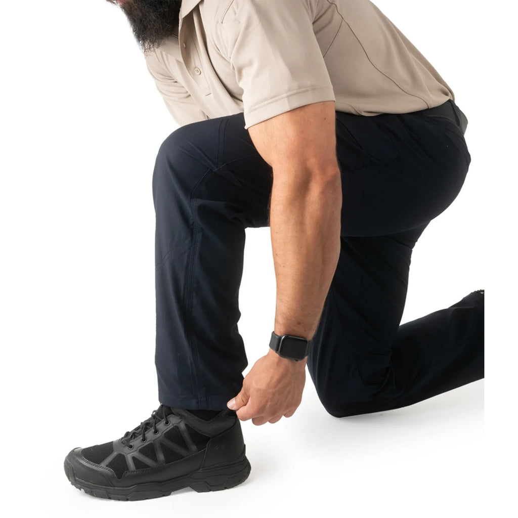 First Tactical | V2 Tactical Pants – Navy - Men's Micro Ripstop Fabric, Double-Dyed for Color-Fastness, DWR Water Repellent Finish