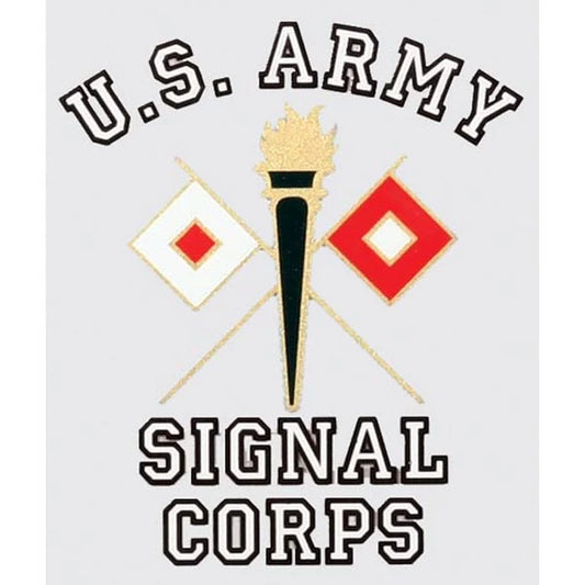 U.S. Army Decal - 3.25" x 3.75" - Army Signal Corps