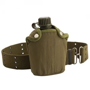 GI Type 1qt Canteen & Pistol Belt Kit