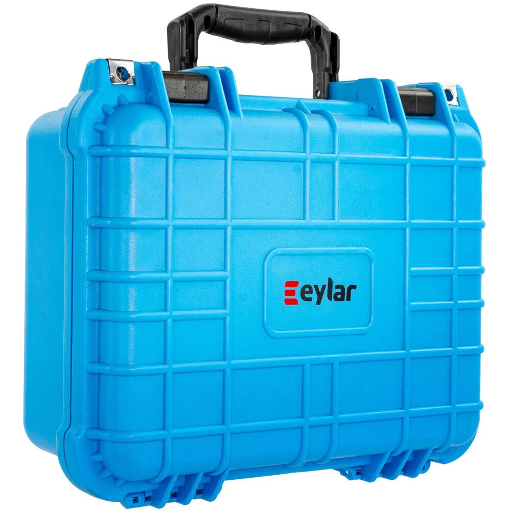 Eylar 13.37" Standard Gear Hard Case – Waterproof, Shockproof, with Customizable Foam