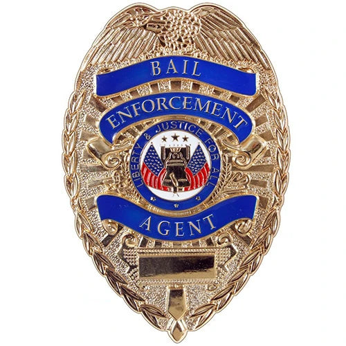 Deluxe "Concealed Weapons Permit" Badge - Silver and Gold