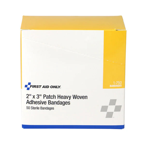 2" x 3" Heavy Woven XL Bandages, 50 Per Box